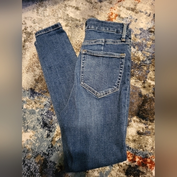 WE THE FREE 29 denim women's jeans skinny 7/8 rise 11" - Picture 6 of 12